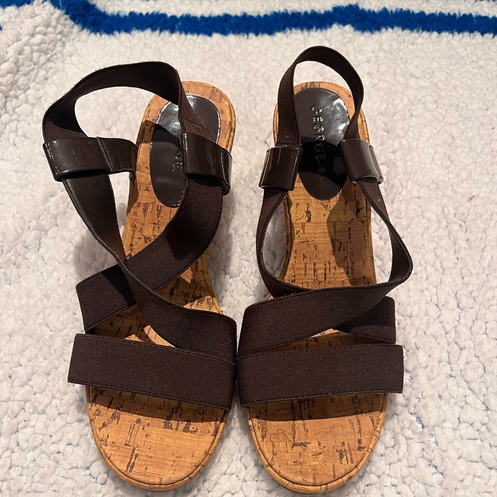 George cork style summer wedges.